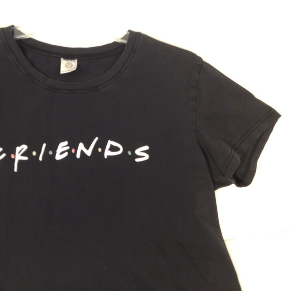 Friends TV Show Logo Womens Short Sleeve T-Shirt Black Size XL - Picture 6 of 11